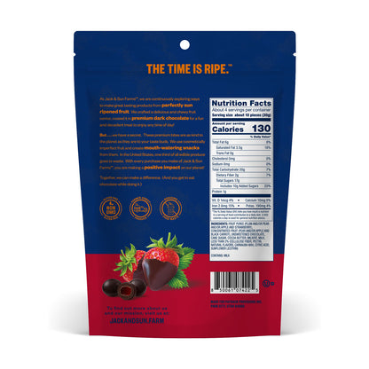 Dark Chocolate covered Fruit Snacks (6 Pack)