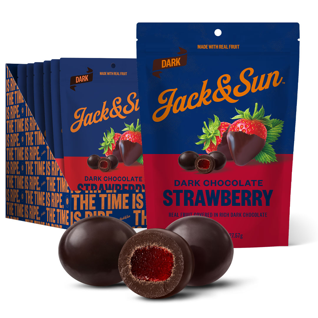 Dark Chocolate covered Fruit Snacks (6 Pack)